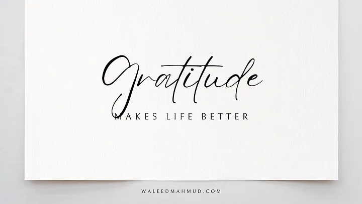 Gratitude: The power of positivity